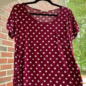 Maternity short sleeve tee